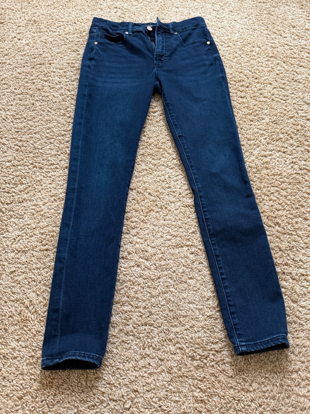 Express Women's Dark Blue Skinny Jeans